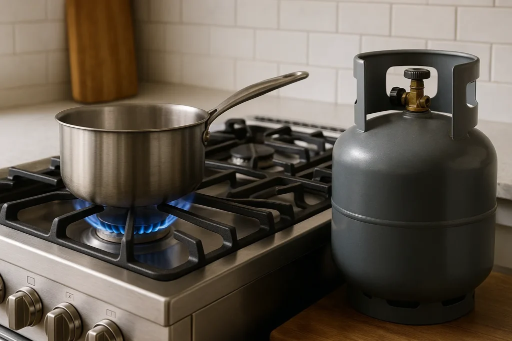 How Does Propane Compare to Natural Gas in the Kitchen?