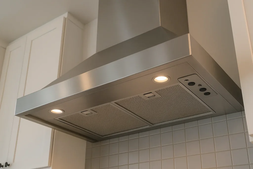 smart features to maximise range hood's efficiency